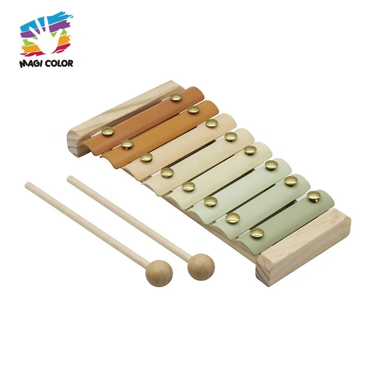 Early Learning Percussion Instrument 8 Notes Wooden Xylophone Toy For Kids W07C109