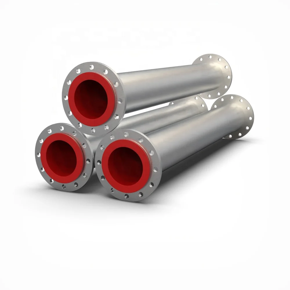 acid resistance polyurethane 10 inch large diameter steel pipe lining for mining slurry tailing