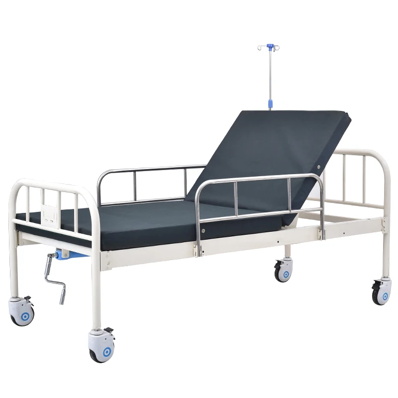 Best quality the second hand hospital beds price medical bed with stainless steel bed head and foot board