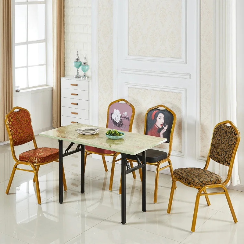 Commercial Furniture Vintage Green Fabric Chair Modern Scandinavian Dining Chairs for Cafe