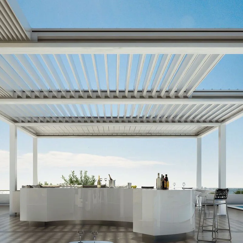 CLEARVIEW chinese european style iron gate sun vietnam pavilion and patio outdoor Gazebo pergola Aluminum pavilion for house