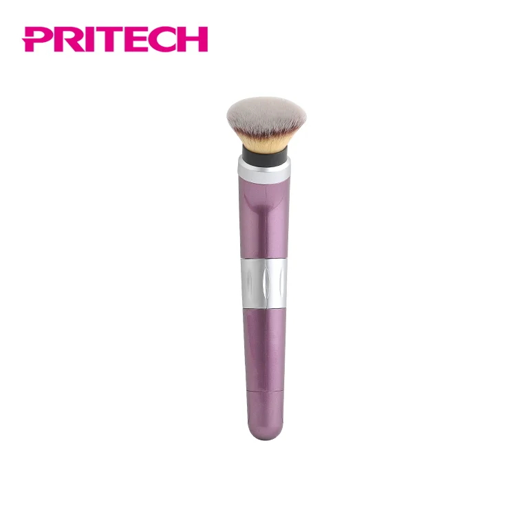 PRITECH Вращающаяся головка щетки электрического кистей для макияжа с ручкой в форме эргономичной