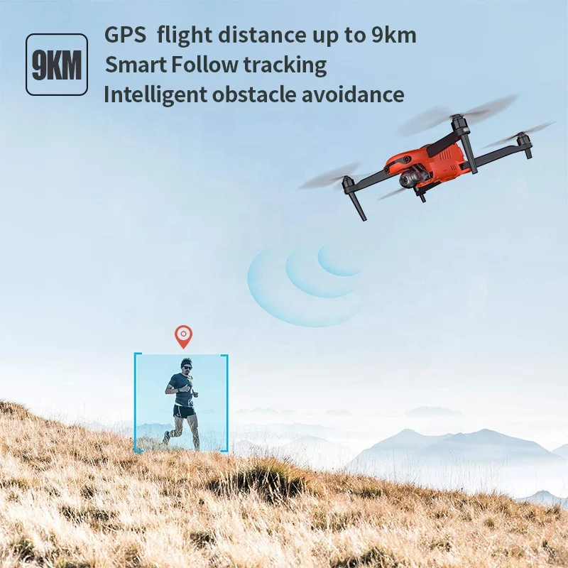 Складной Радиоуправляемый Профессиональный GPS HD 4K 6K 8K с камерой и дроном Autel Evo