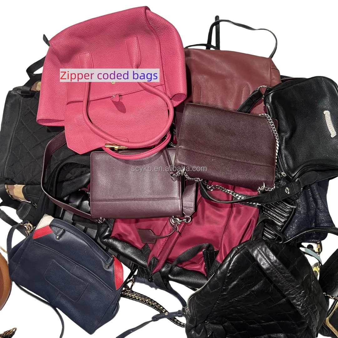 A1 Used Bag Branded Ladies Italy of Real Leather in Good Condition Second Hand Luxury Brand Bags in Bales Original Luxury Bags