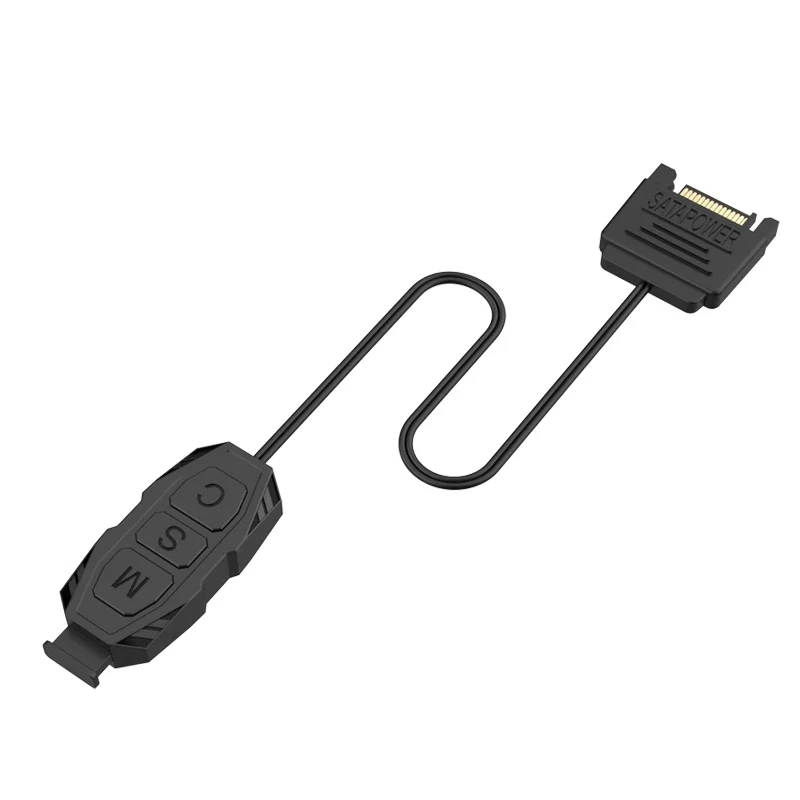 SNOWMAN Most popular SATA Mini 5V-3PIN  ARGB Controller remote control heatstick chassis fan light LED Controller Computer fans