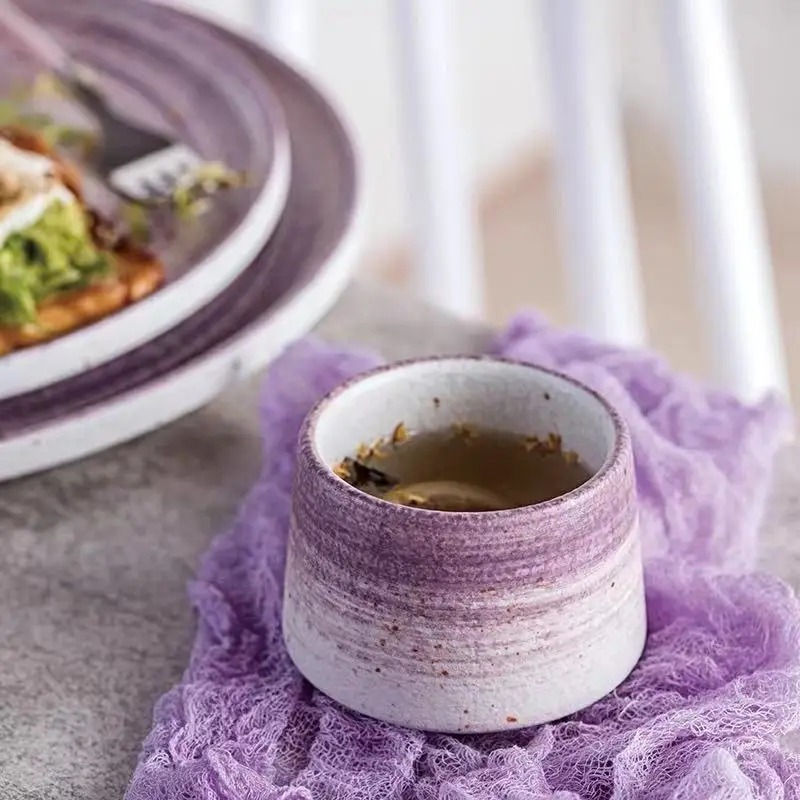 Чашка для молока и чая в японском стиле фарфоровая чашка кунг-фу керамическая кофе кружка воды чайные
