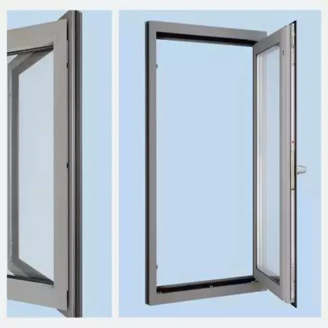 Thermal Break Soundproof Waterproof Powder Coating Aluminum Tilt Turn Window Grill Design Casement Metal Windows Price