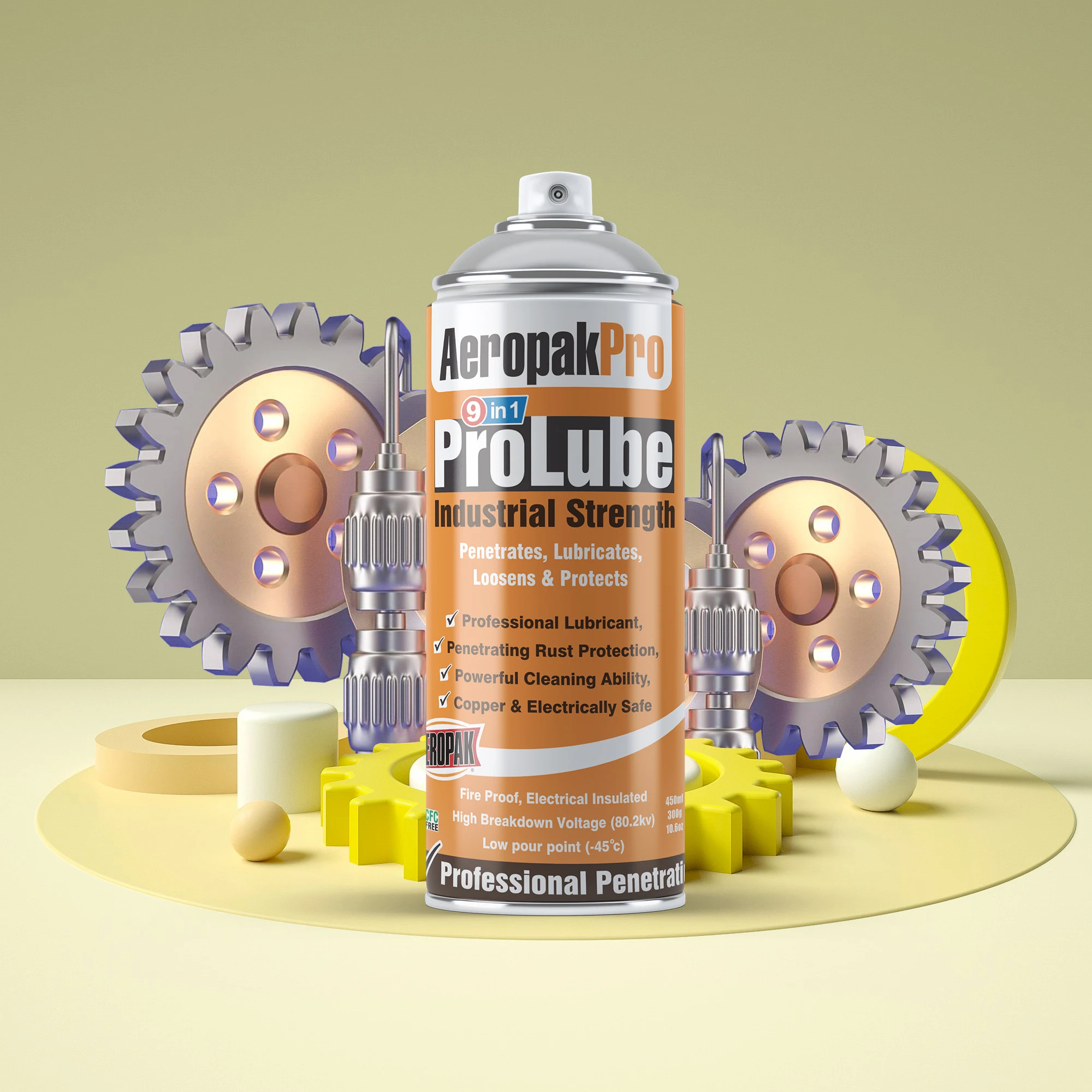 Aerosol Multipurpose Anti Rust Removal Lubricant Penetrating Oil Spray