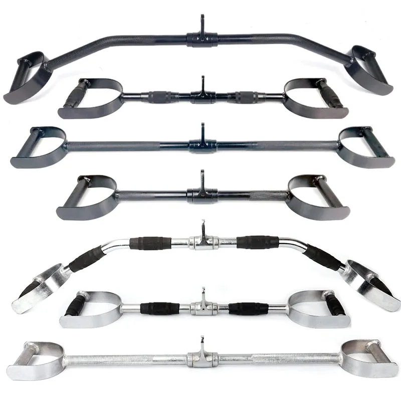 Exercise Grip Bicep Press Cable Attachments Wide Grip Lat Pull Down Bar