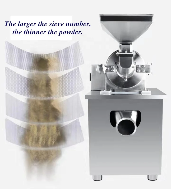 Professional Electric Stainless Steel Cocoa Bean Grinder Grinding Machine