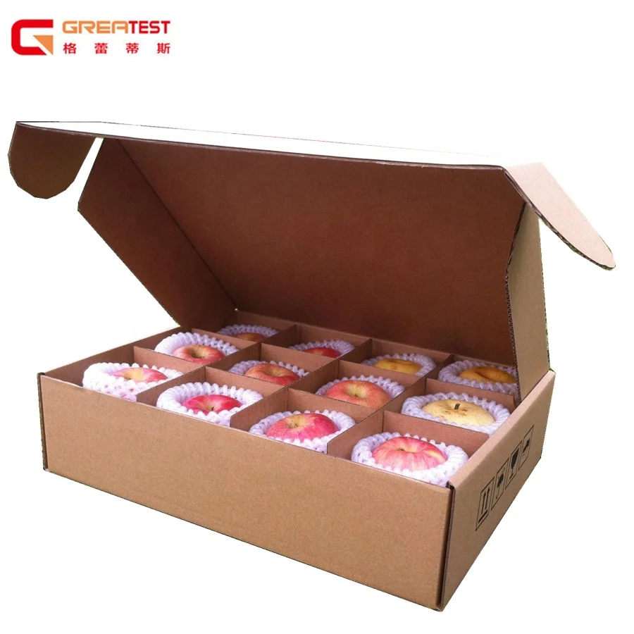 Free Sample Cardboard Packaging Box For Fruit and Vegetable