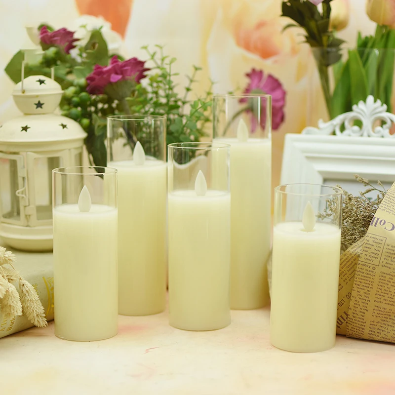 hot sell led candle led electric candle for wedding decoration