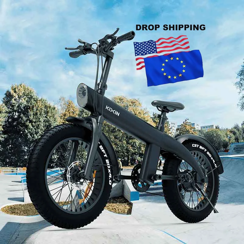 EU USA Warehouse 750W 45km/h 20Inch Road Dirt eBike Electric 48V 15Ah Lithium Battery Bicycle E Bikes For Adults Electrical Bike