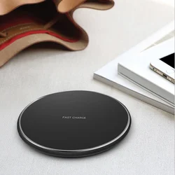 Smartphone Universal 15W 10W CE FCC ROHS Advanced Certification Led Light Fast Charging Wireless Charger Pad