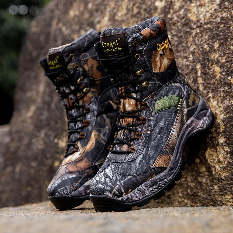 Outdoor high gang mountain climbing for men original boots tactical boots