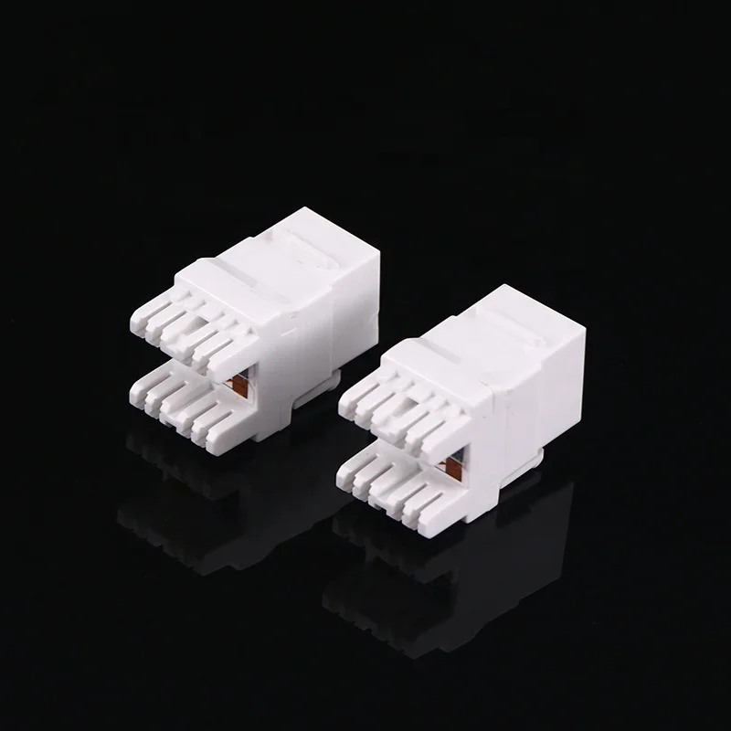 UTP rj45 modular jack for cat 6 cable network rj45 ethernet wall  keystone jack cat6  network cat6 modules