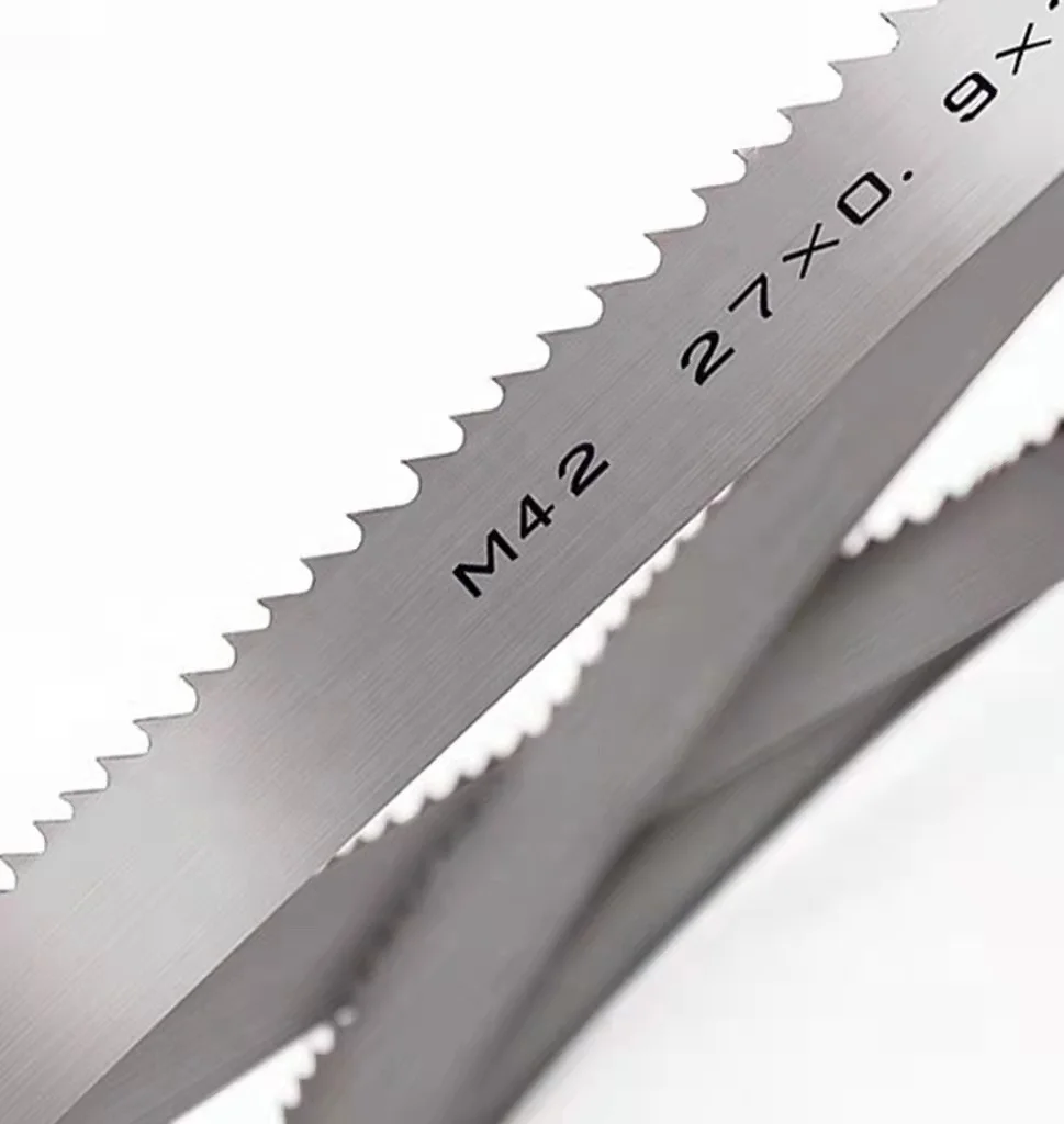 Hot Sale Bimetal Band Saw Blade New Designed High Hardness m42 Material And Bimetal Band Saw Blade Type Bands