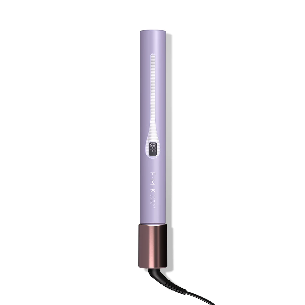 FMK hot selling 1 inch  Ionic &Infrared flat Iron  professional salon hair styling product hair straightening &curling 2-in-1
