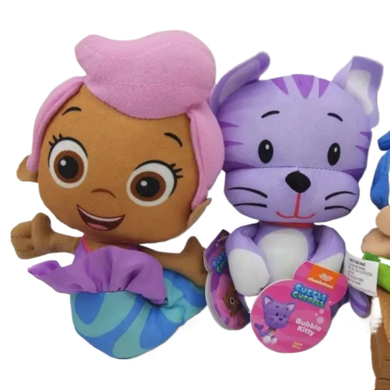 Nickelodoen Bubble Guppies Молли Гилл Щенок плюшевая Мягкая кукла игрушка 7 дюймов