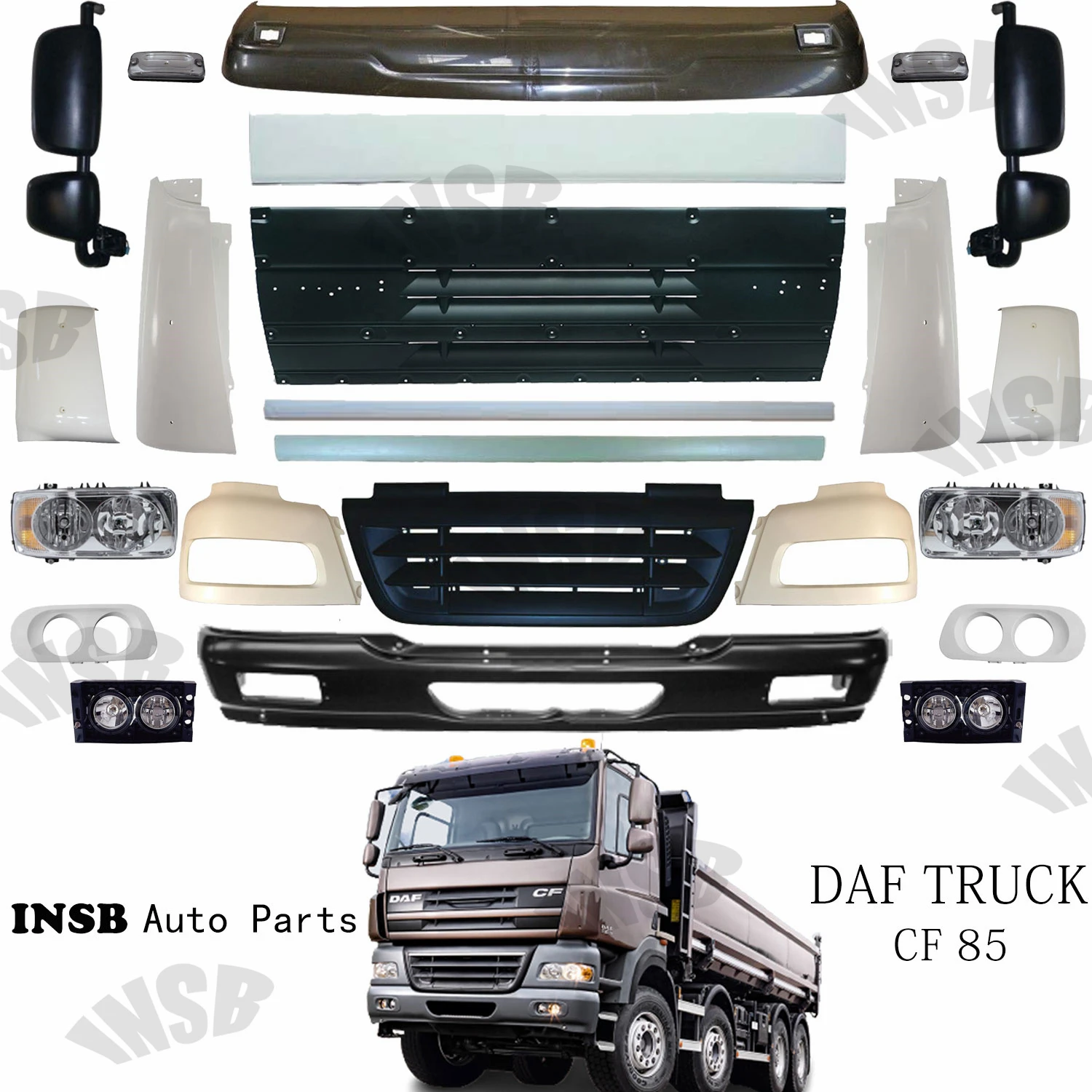 0097416 0097415 футов для DAF XF95 детали кузова Европейского грузовика