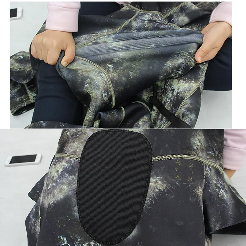 1.5mm Full Sublimation Super Stretch Quick Dry Nylon Rubber Men One Piece Long Camo Diving Surfing Hunting Spearfishing Wetsuit