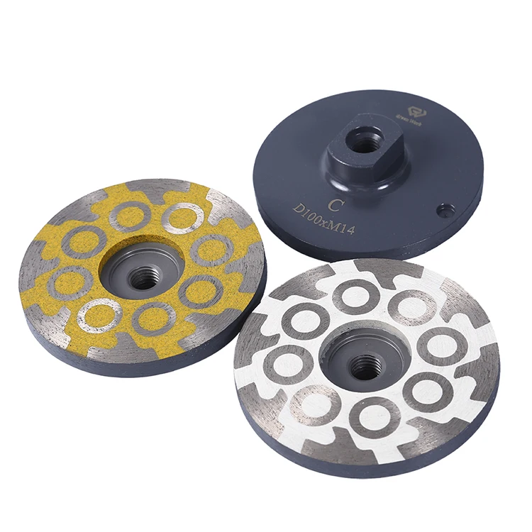 4Inch 100mm 5 Inch 125mm Diamond Grinding Resin Filled Cup Wheel For Granite Marble