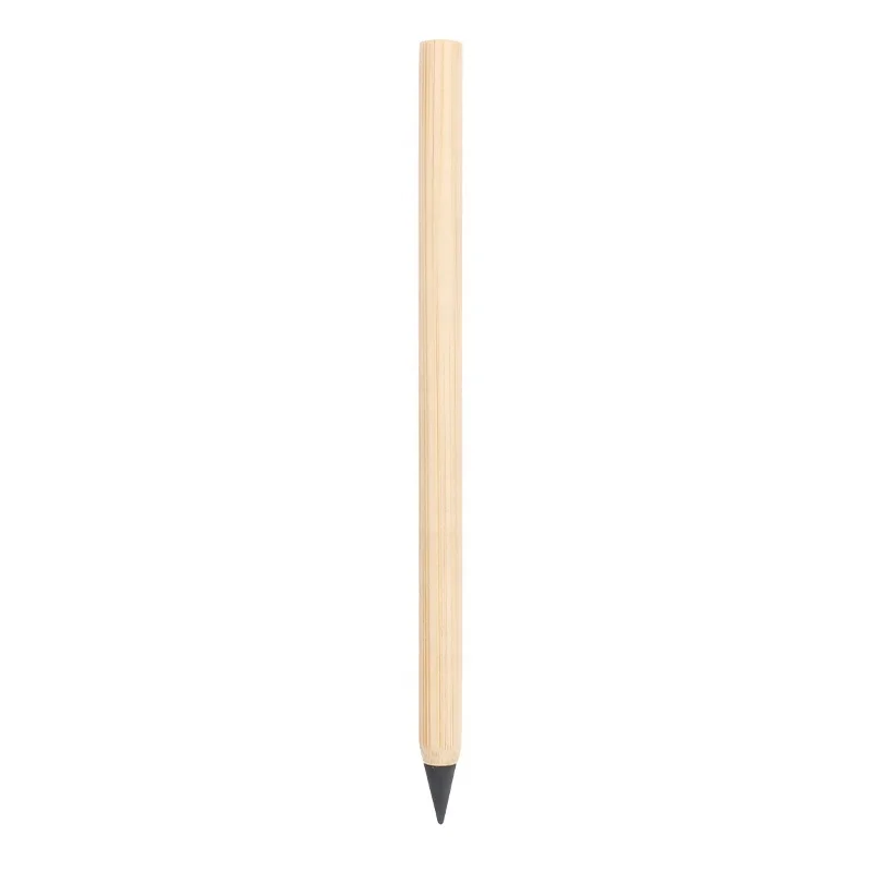 Custom bamboo pencil inkless pen eternal inkless pencil  new design drawing eco pencil eternal pen work for 15 years