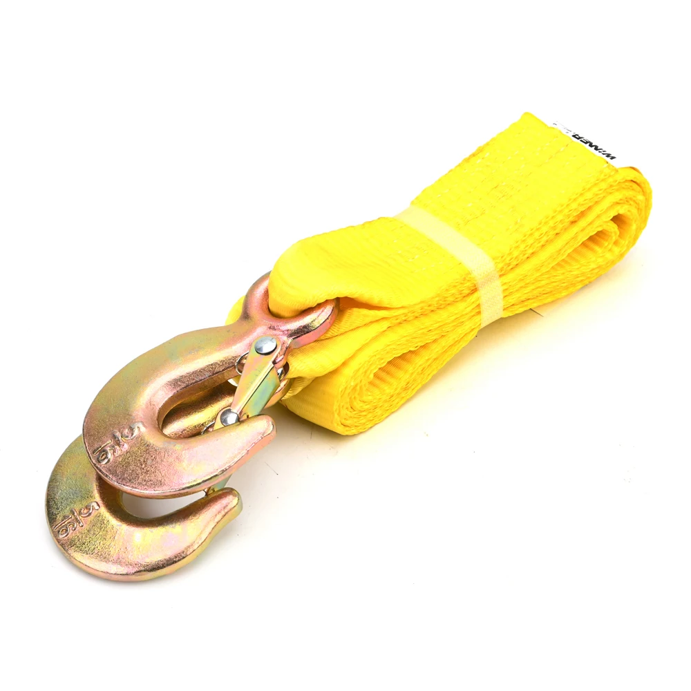 2 inch BS 5000KG  Tow Dolly Straps Tow Rope With Hooks For Truck