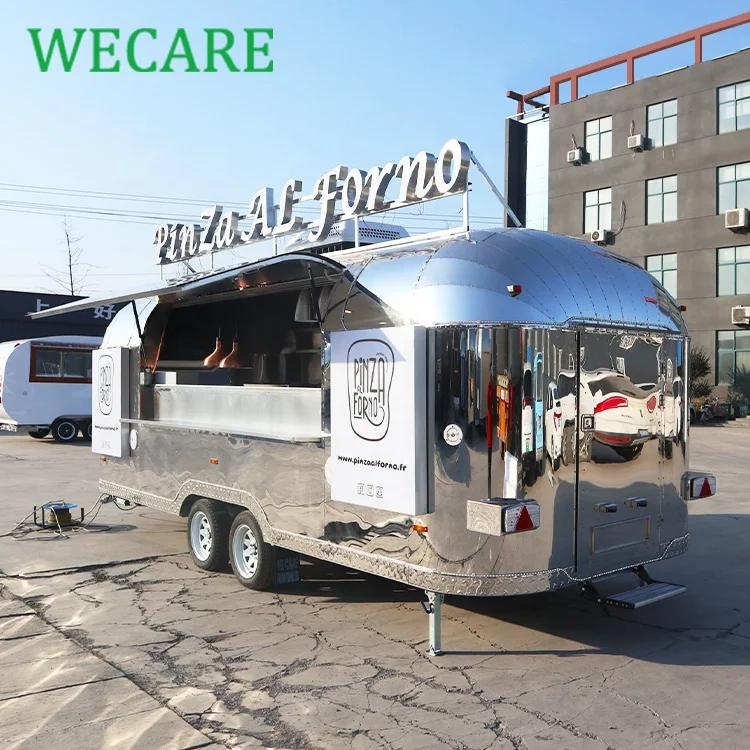 Wecare Европейская Мобильная ретро-тележка для фаст-закусок на