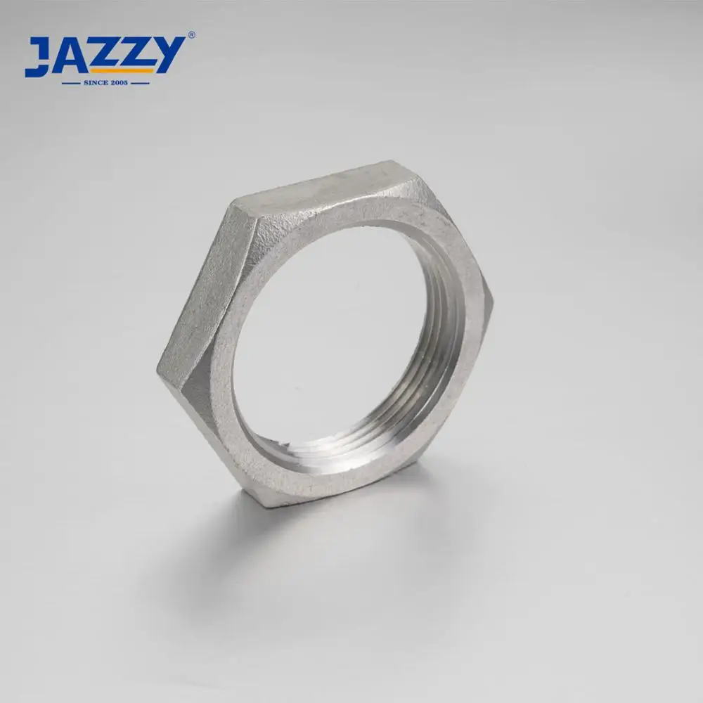 JAZZY hexagon locking nut stainless steel pipe fittings stainless steel water pipe fittings Stainless Steel Pipe Fittings