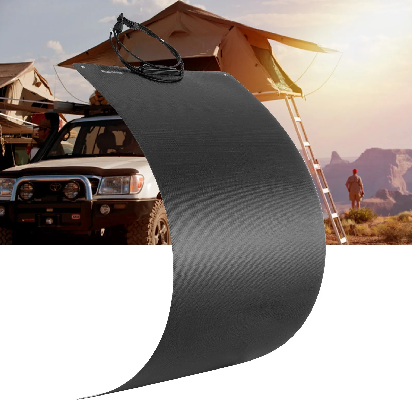 etfe flexible solar panel 100W 120W 150W Customer customized service for full black flexible solar panels