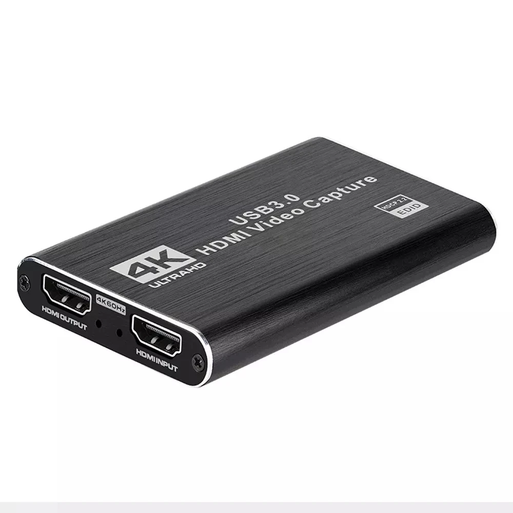 Supply 4K Video Capture USB 3.0 Video Grabber Record Box for PS4 HDTV Game CamcorderCamera Recording Live Streaming