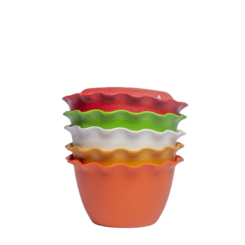 Heart Shape Flower Pot Nursery Pots Plastic for Adorable Decor Not