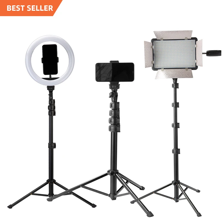 Universal Portable Ring Light Stand Stretchable Flexible Digital Camera Mobile Phone Tripods