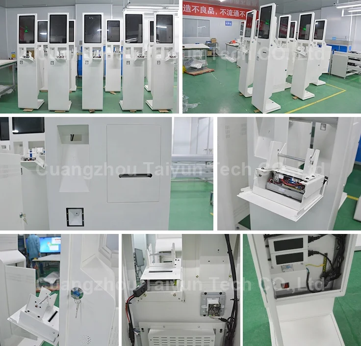 21.5 inch self-service ticket vending kiosk payment terminal machine in station