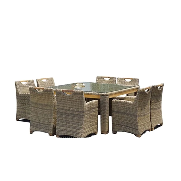 Заводская цена, прочные квадратные обеденные столы на 8 мест