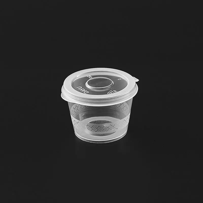 4 унций чистые одноразовые часть pet купить оптом в форме сердца 1,5 oz небольшие пластиковые bento соусница