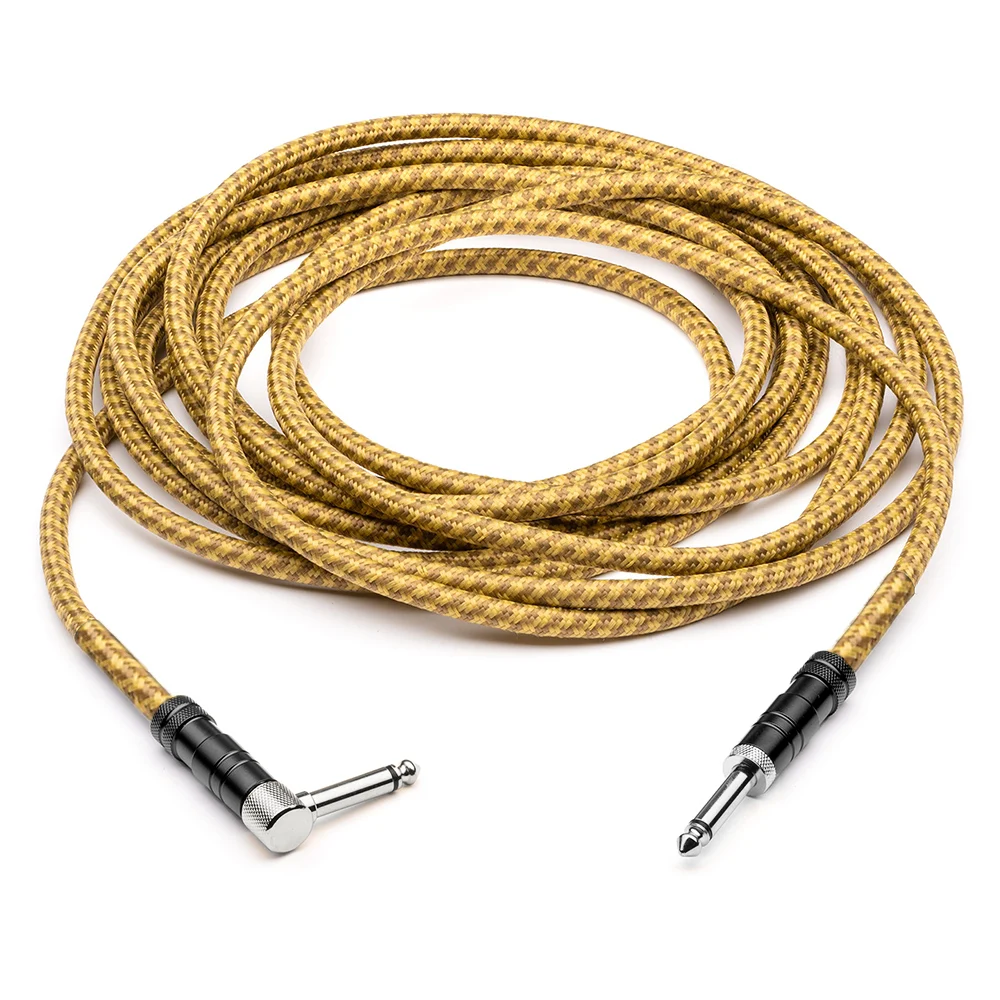 10ft electric instrument cable bass amp cord jack 6.35mm audio cable for electric guitar