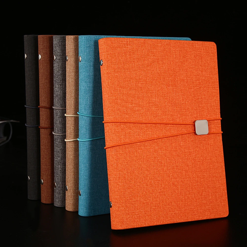 Multicolor A6 Loose-Leaf Embossing, Notebook Pu Leather Journal Notebook For Sale Notebooks/