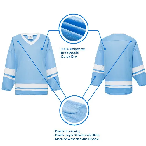 H6400 blank jersey ice hockey jersey practice hockey jersey in stock