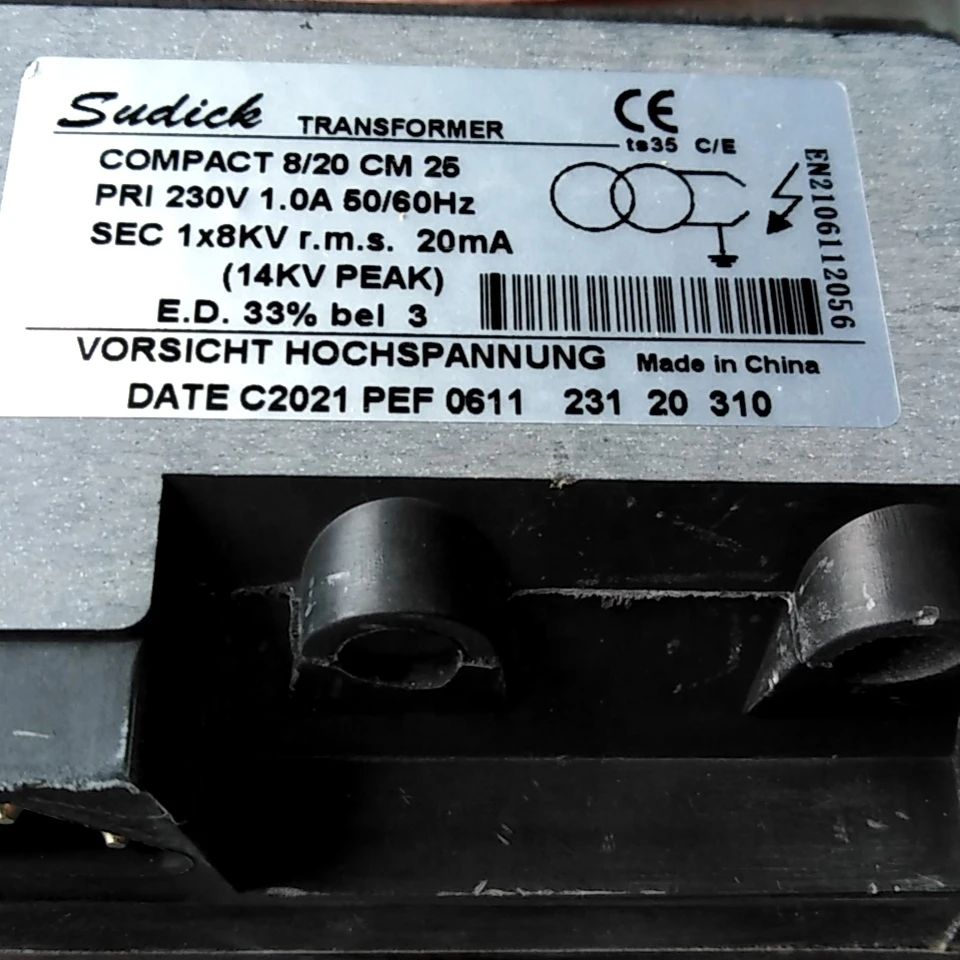 SUDICK 1*8KV transformer ,burner spare parts ,ignition system parts