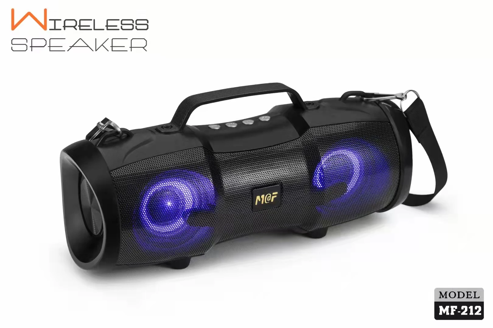 Wholesale high quality MF-212 subwoofer portable wireless mobile phone computer speaker smart BT charging speaker