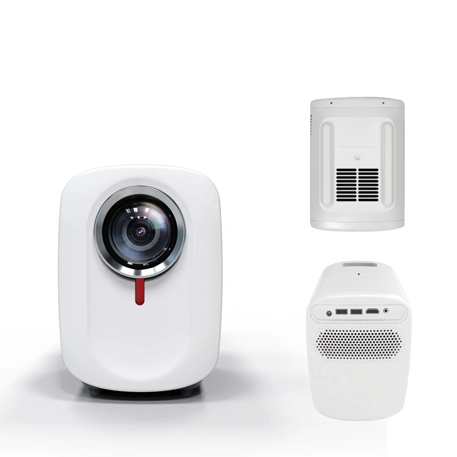 LED 1080P Portable Android 9.0 Video Projector for home or office