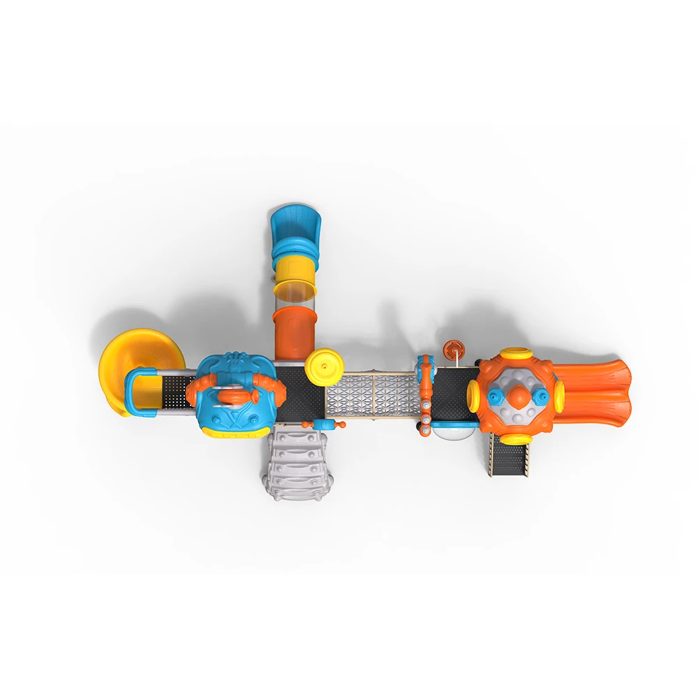New design cheap outdoor playground fun child  plastic  slide