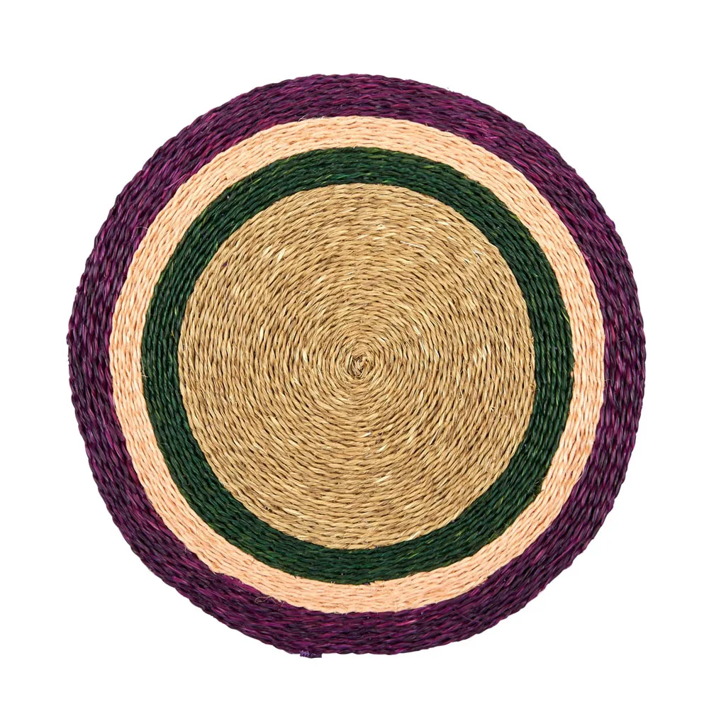 Wholesale Seagrass Table Mat/ Placemat Table Decor Multi Color Wall Decor Vietnam Handicraft