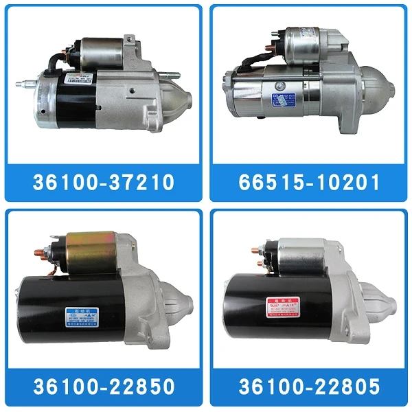 Car starter starter motor 36100-2G000 36100-2G200 suitable for Hyundai Santafe Ix35 Tucson Kia Sorento Sportage Cadenza Carens