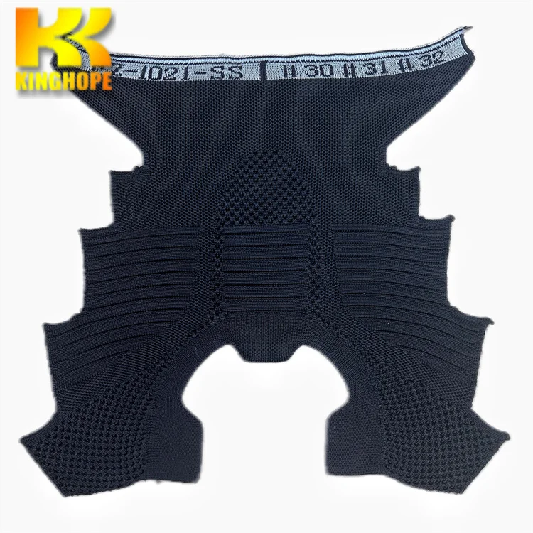 Custom Semi Finished Eco Friendly Recycled Fly Knitted  textile Sock Shoes Uppers ladies shoes upper material