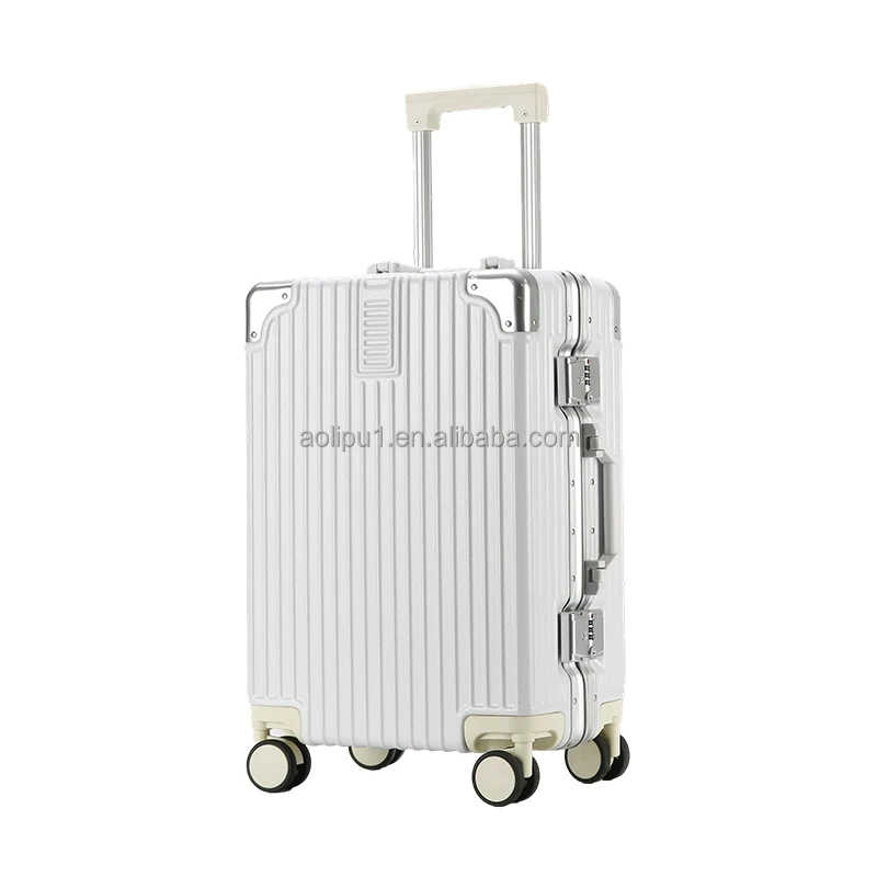 High Quality Popular Waterproof Aluminium Cabin Luggage Trolley Case New Carry-Ons Suitcase