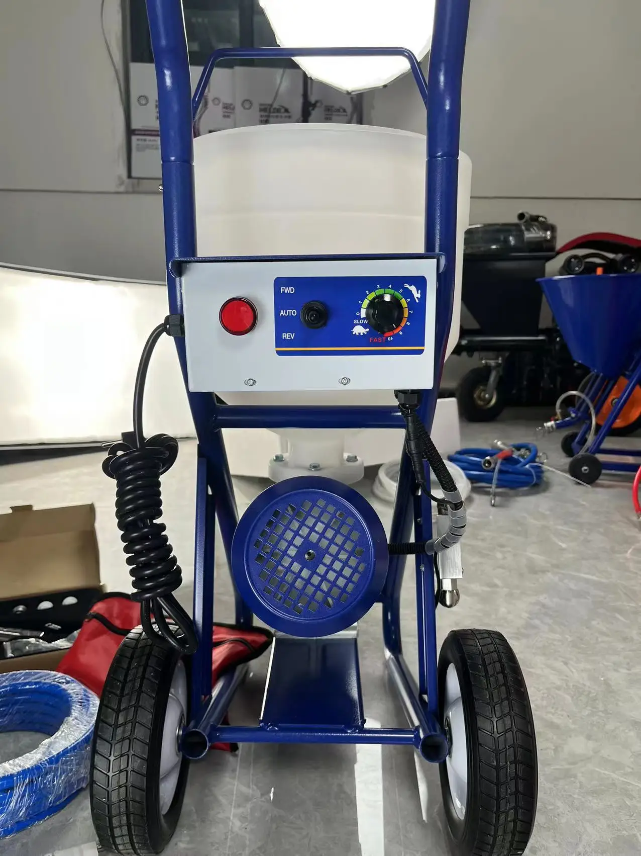 Real stone paint spraying texture spraying machine for sale
