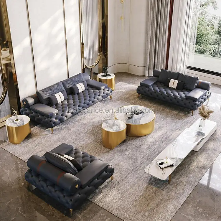 coffee shop recycliner modern blue velvet chesterfield cube sectional corner sofa dubai loose cushion sofas